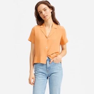 Everlane Silk Short-sleeve Notch Shirt